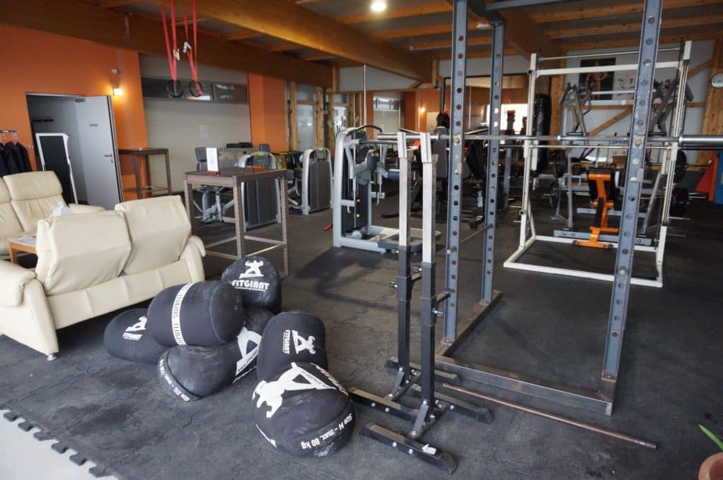Outdoorbereich vom Fitnessstudio